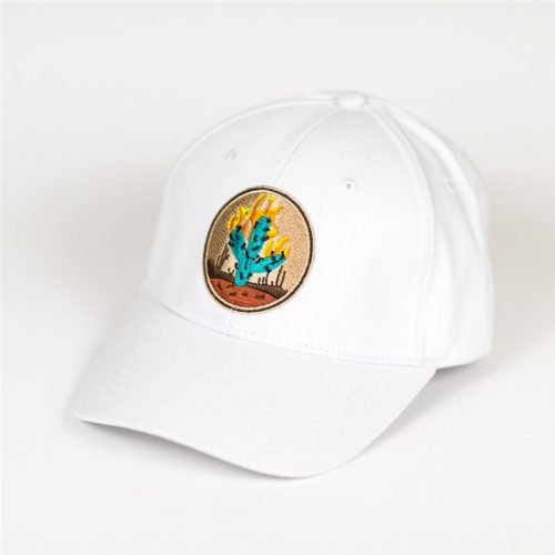 Fiery Cactus Hat white